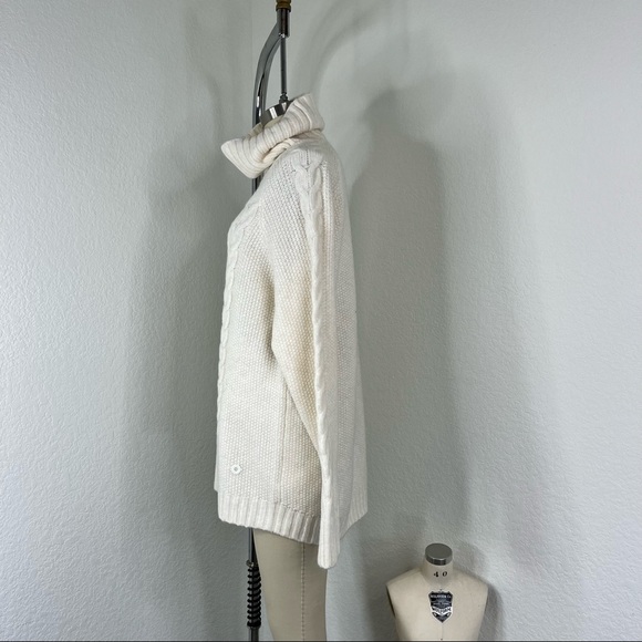 Kari Traa Lid Knit Turtleneck Cable Knit Chunky Sweater - Picture 3 of 8